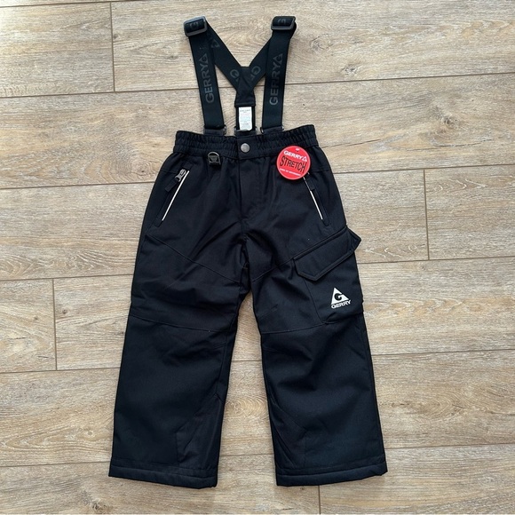 gerry Other - Gerry Outdoor Snow Bib Pants Unisex Sz XS 4/5 Adjustable Straps Black NEW